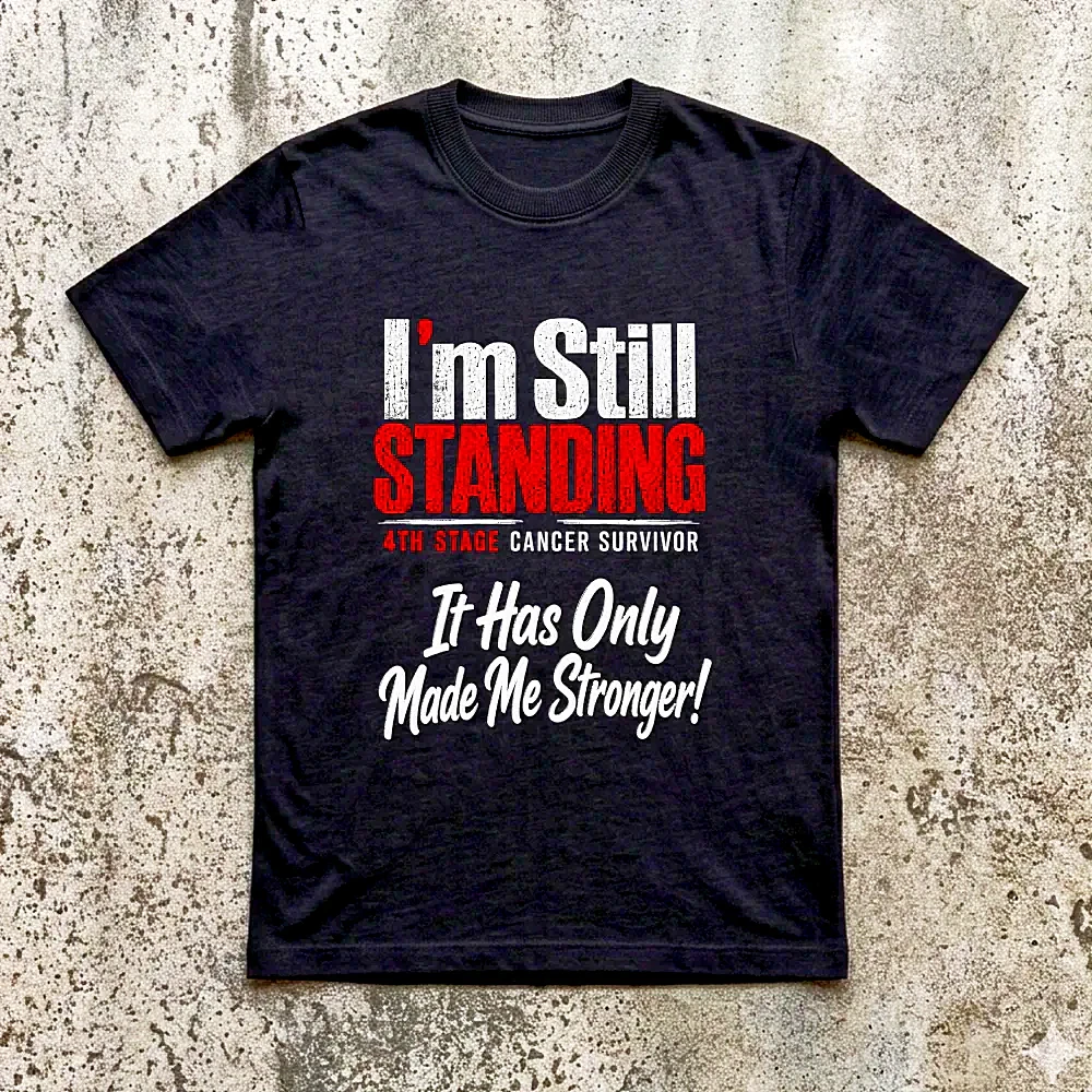 Cancer survivor motivational graphic t-shirt