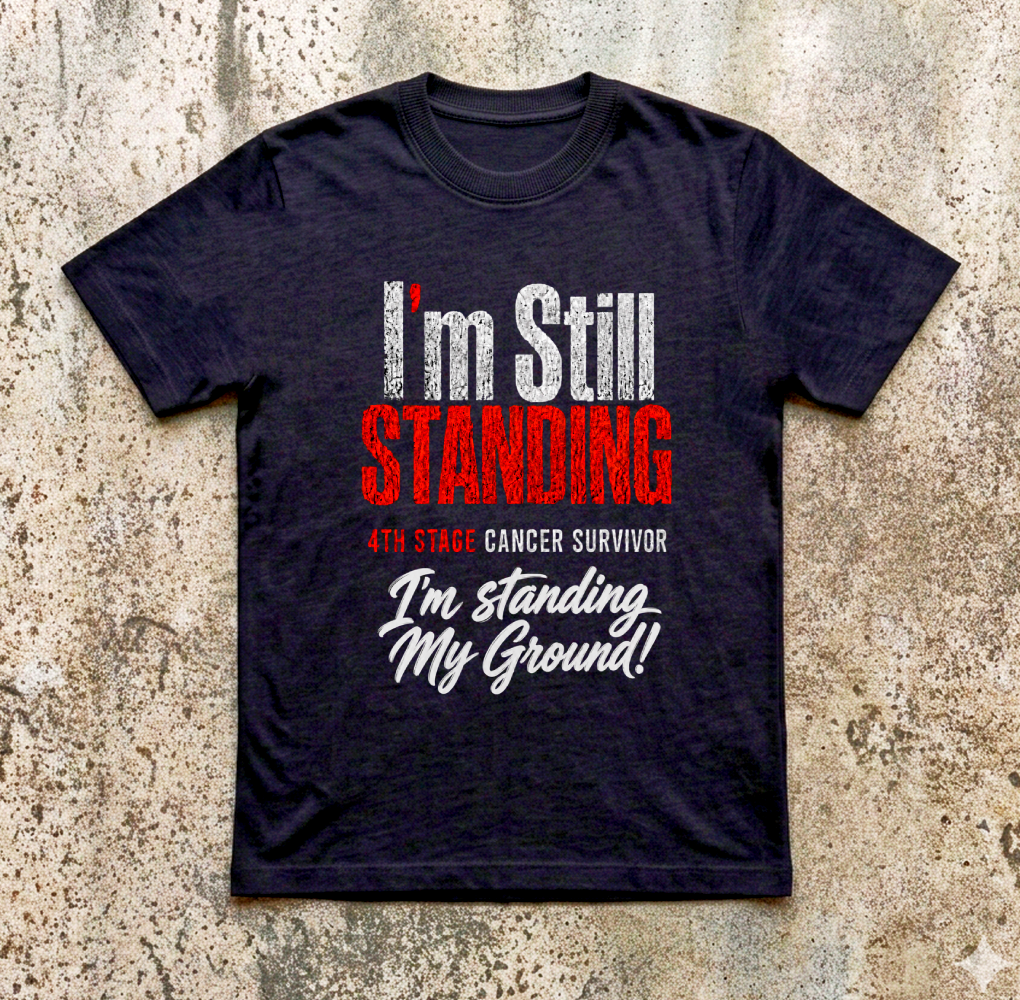 Cancer survivor motivational graphic t-shirt