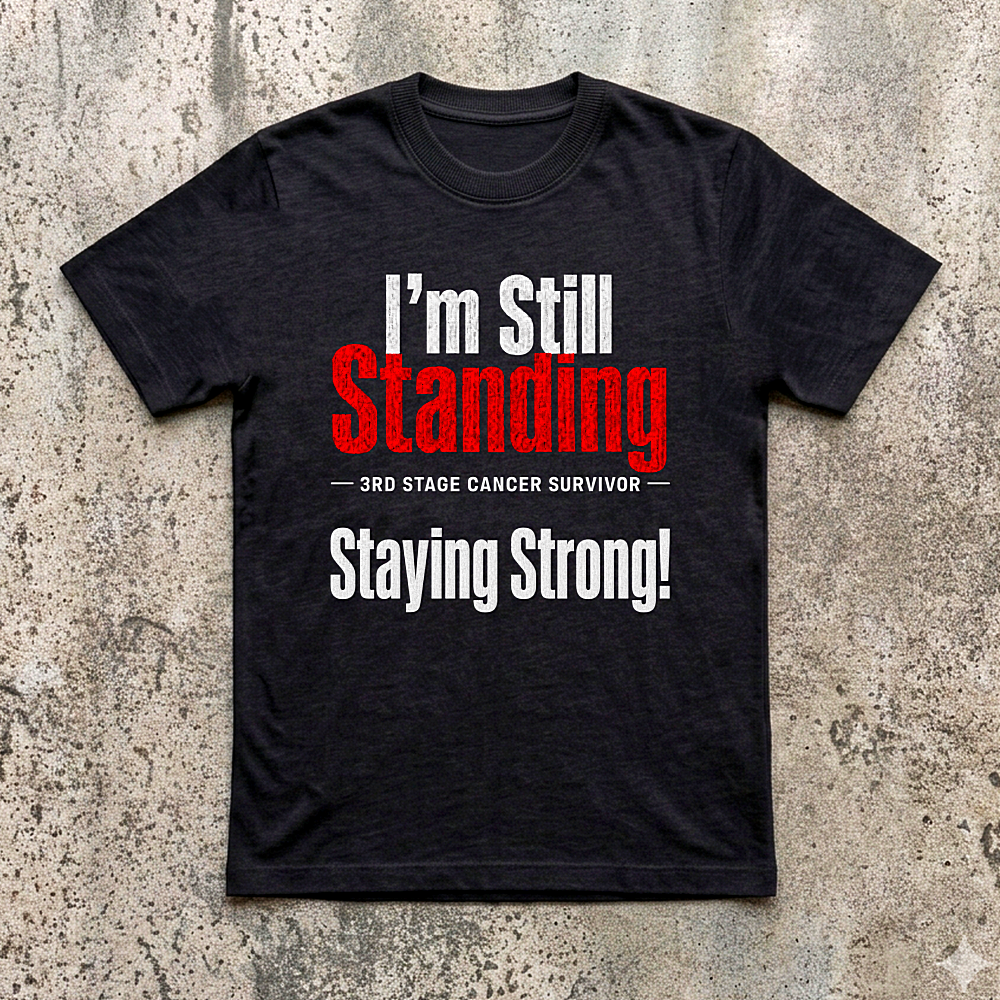 Cancer survivor motivational graphic t-shirt